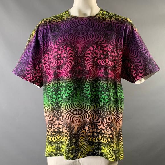 GALLERY DEPT. Size XXL Multi-Color Print Cotton Crew-Neck T-shirt